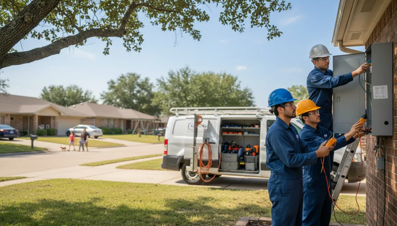 Certified electrician providing emergency electrical services in Neffs, OH